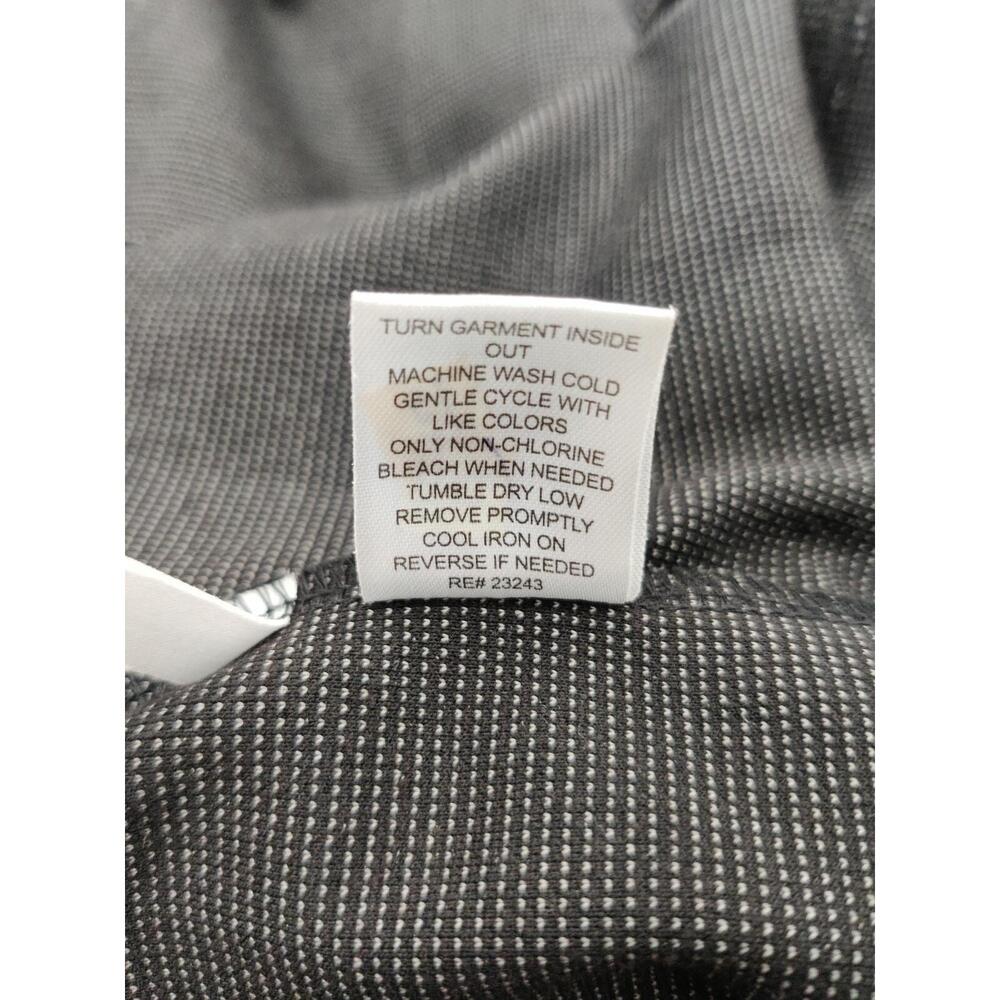 NEW YORK & COMPANY Womens Size 10 Grey Sheath Dress 3/4 Sleeve Piping - Picture 9 of 11